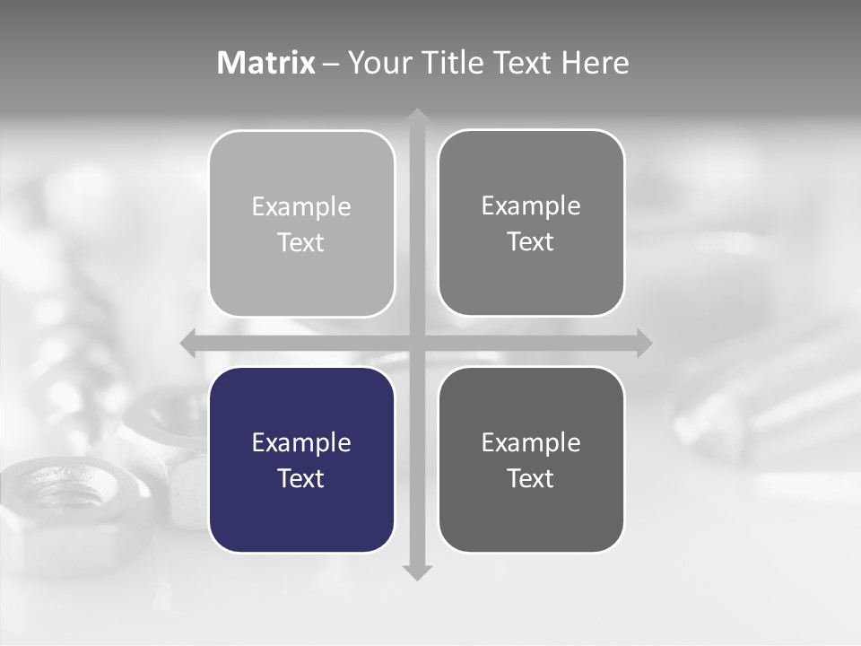 Screw Design Home PowerPoint Template