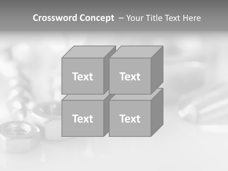Screw Design Home PowerPoint Template