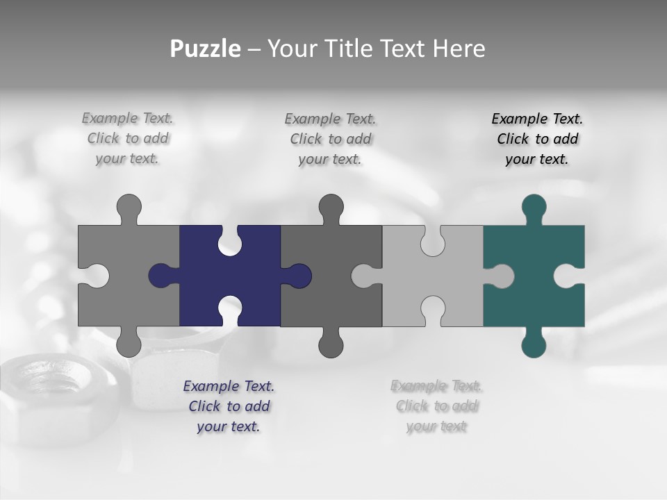 Screw Design Home PowerPoint Template