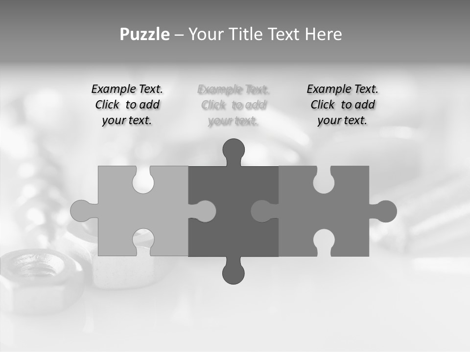 Screw Design Home PowerPoint Template