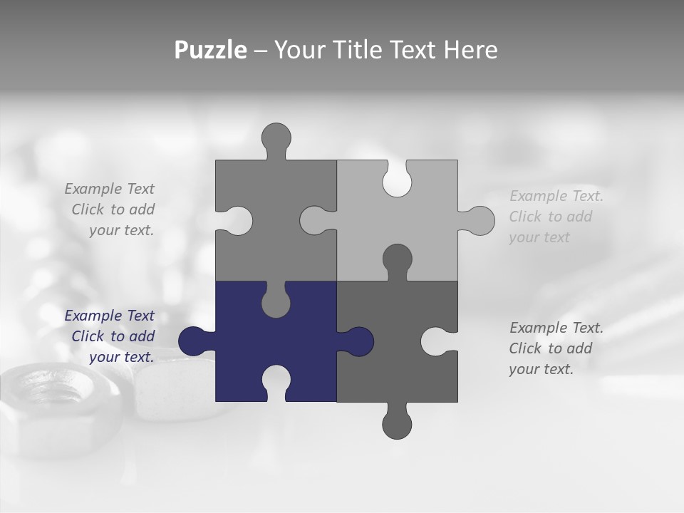 Screw Design Home PowerPoint Template