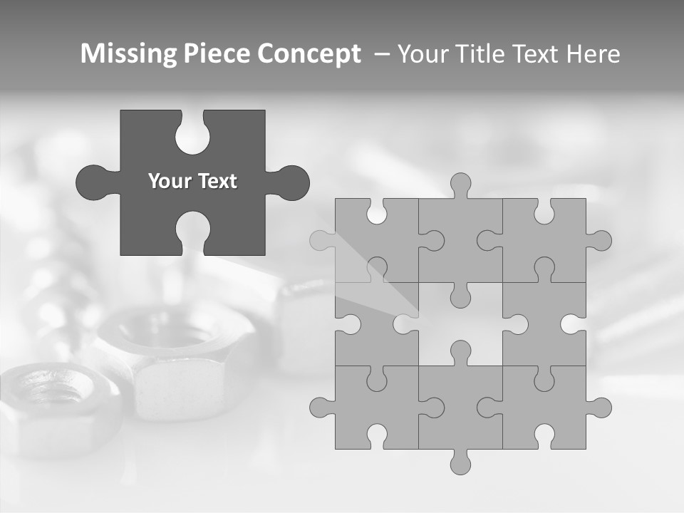 Screw Design Home PowerPoint Template