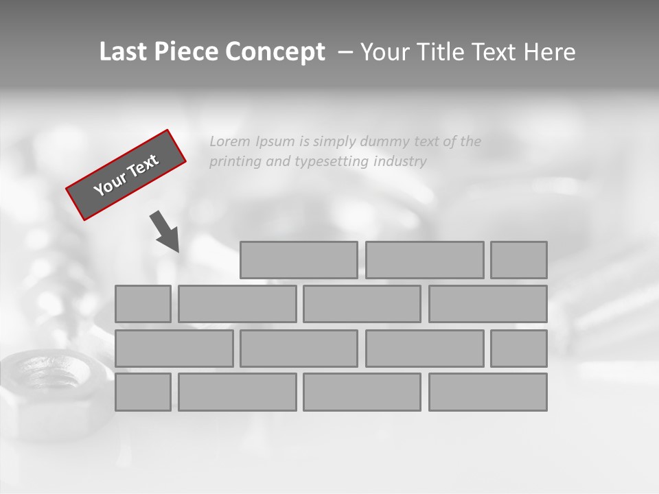 Screw Design Home PowerPoint Template