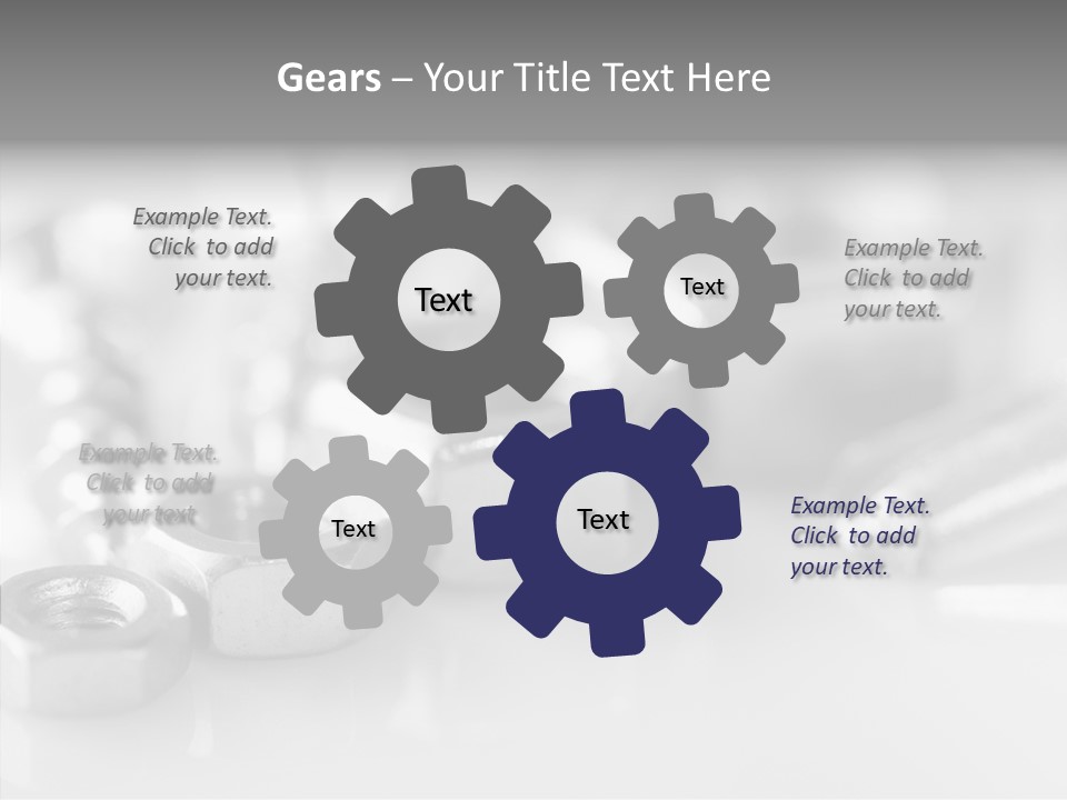 Screw Design Home PowerPoint Template