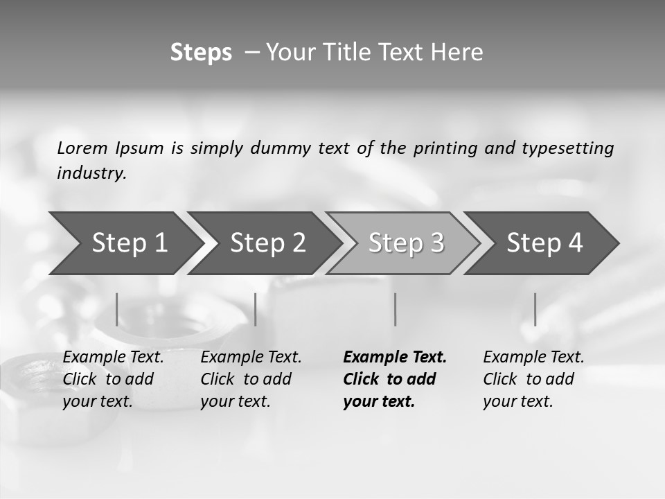 Screw Design Home PowerPoint Template