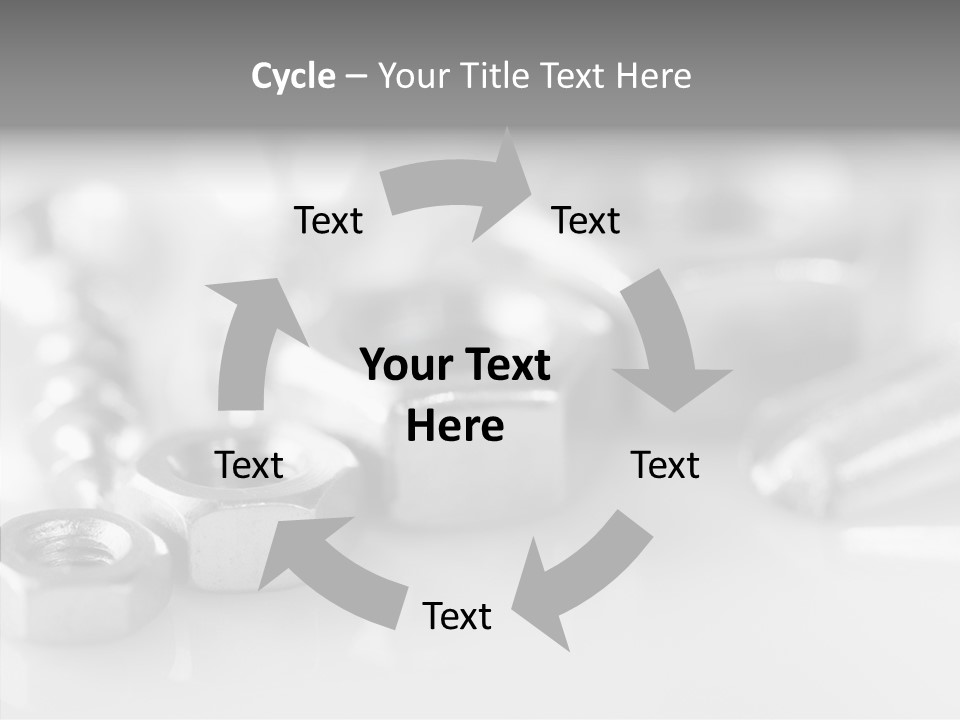 Screw Design Home PowerPoint Template