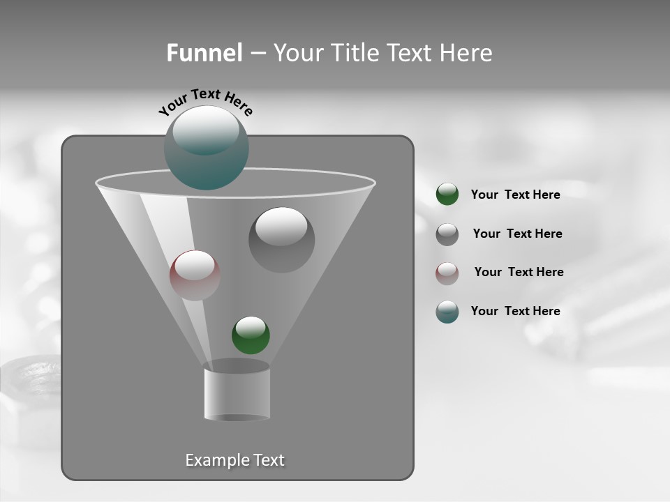 Screw Design Home PowerPoint Template