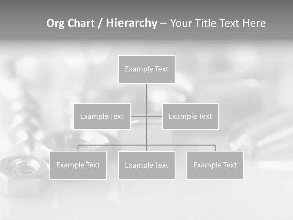 Screw Design Home PowerPoint Template