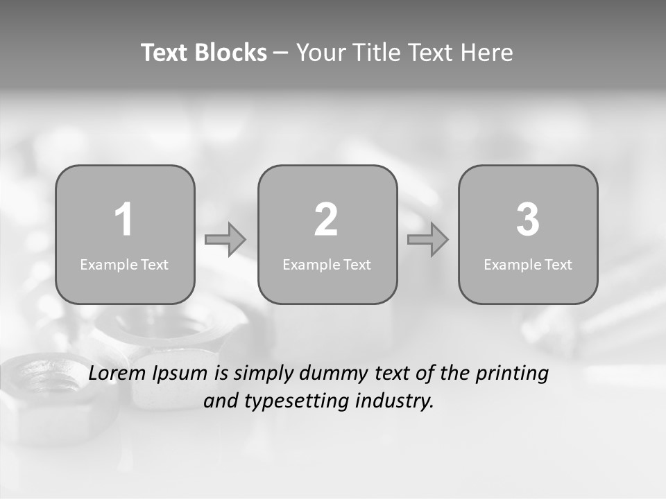 Screw Design Home PowerPoint Template