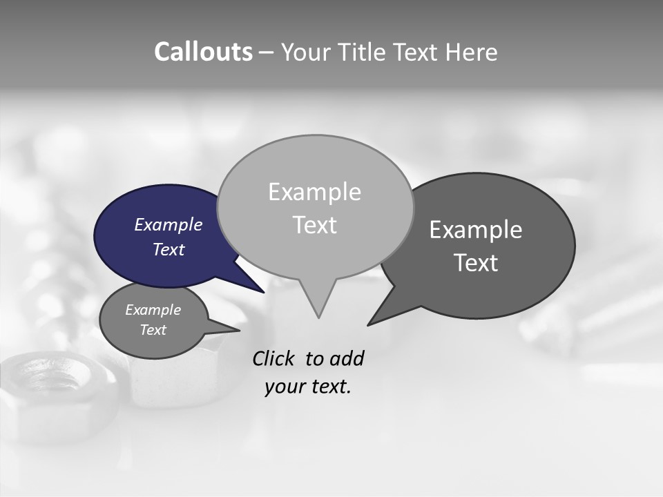 Screw Design Home PowerPoint Template