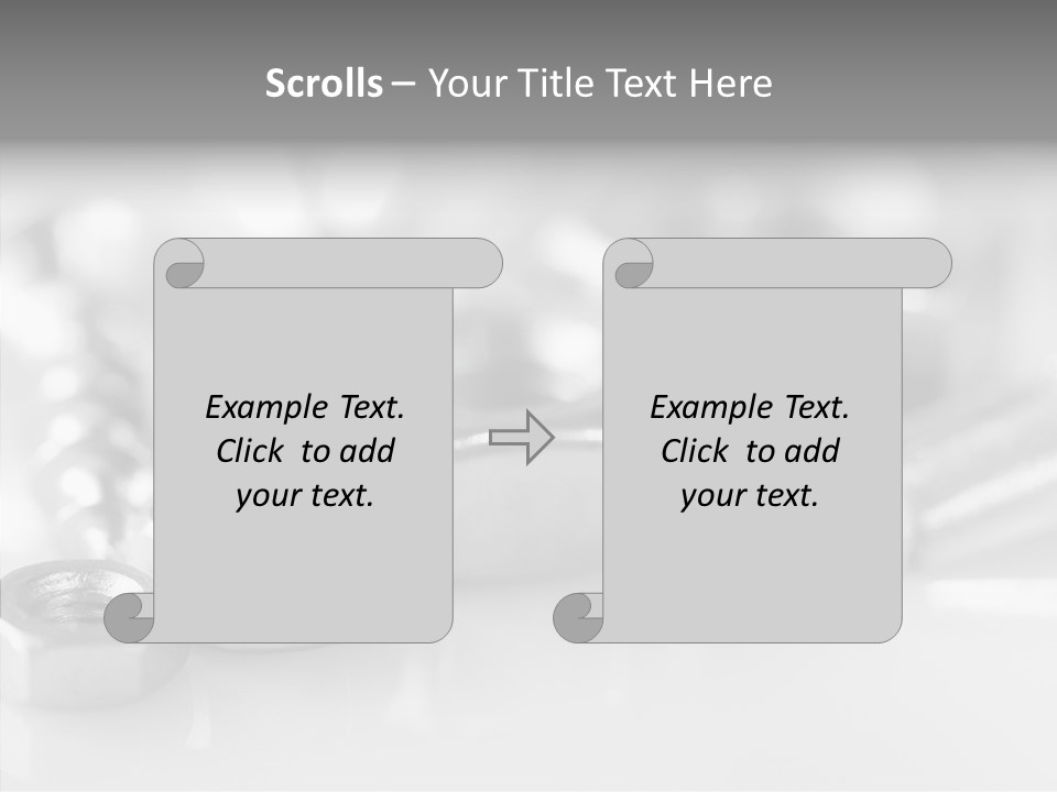 Screw Design Home PowerPoint Template