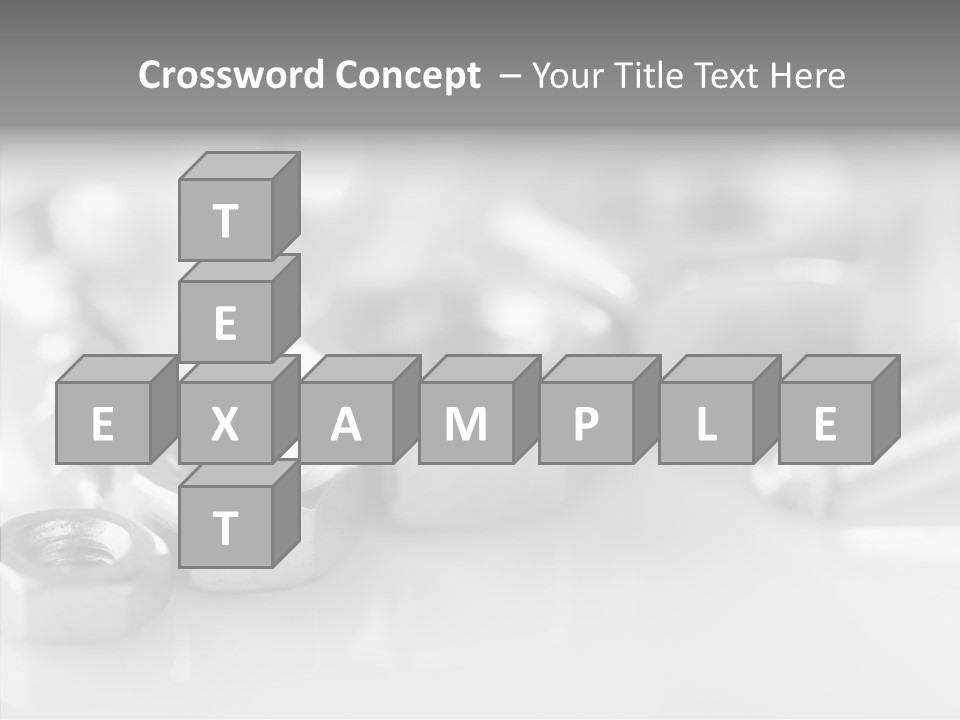 Screw Design Home PowerPoint Template