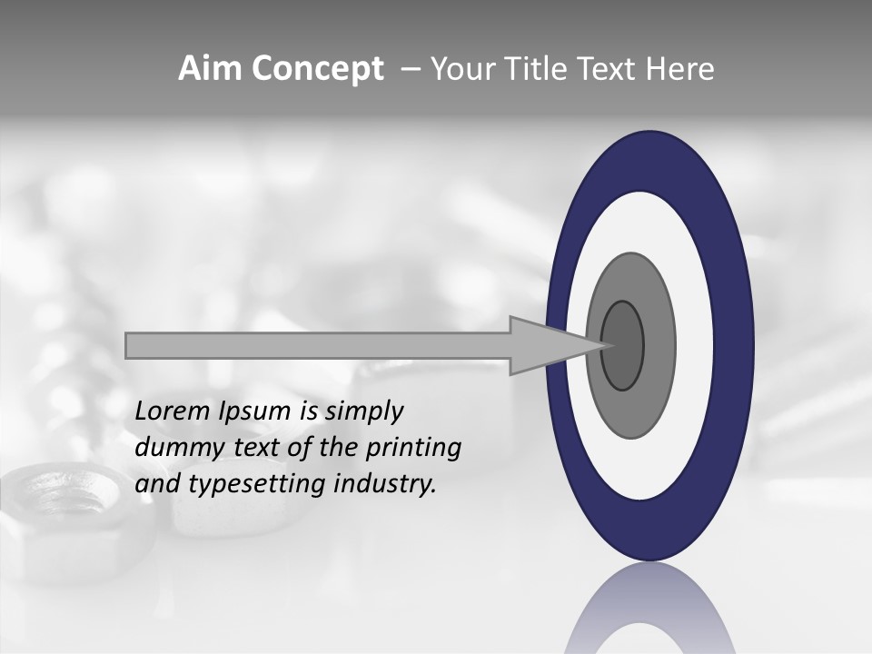 Screw Design Home PowerPoint Template