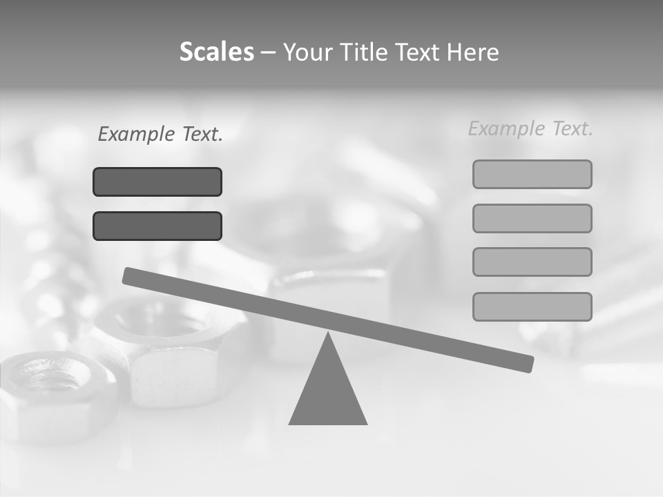 Screw Design Home PowerPoint Template