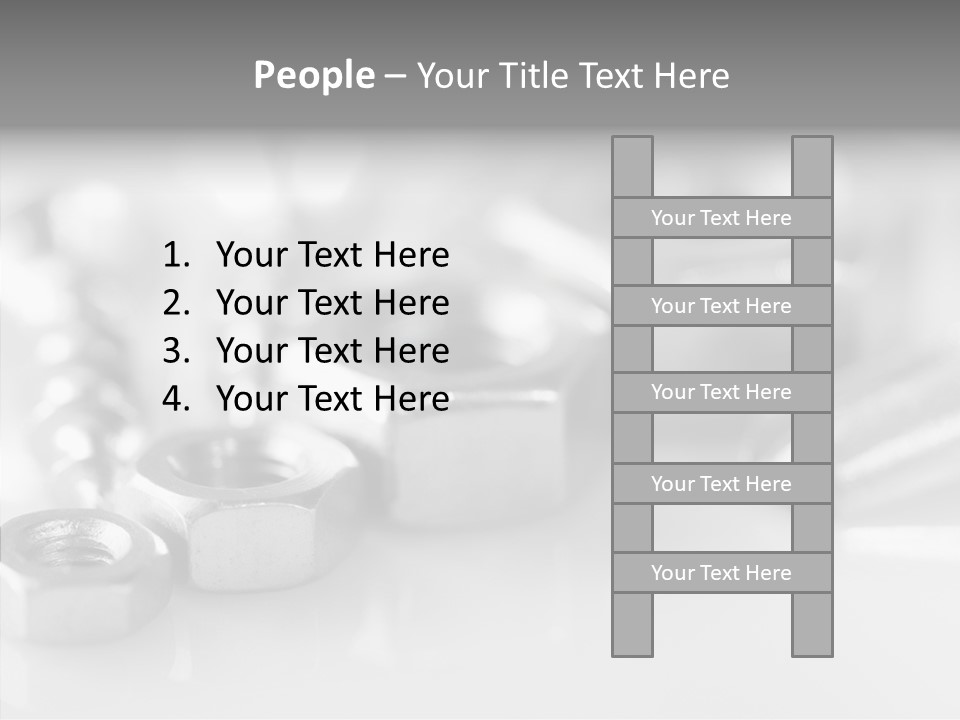 Screw Design Home PowerPoint Template