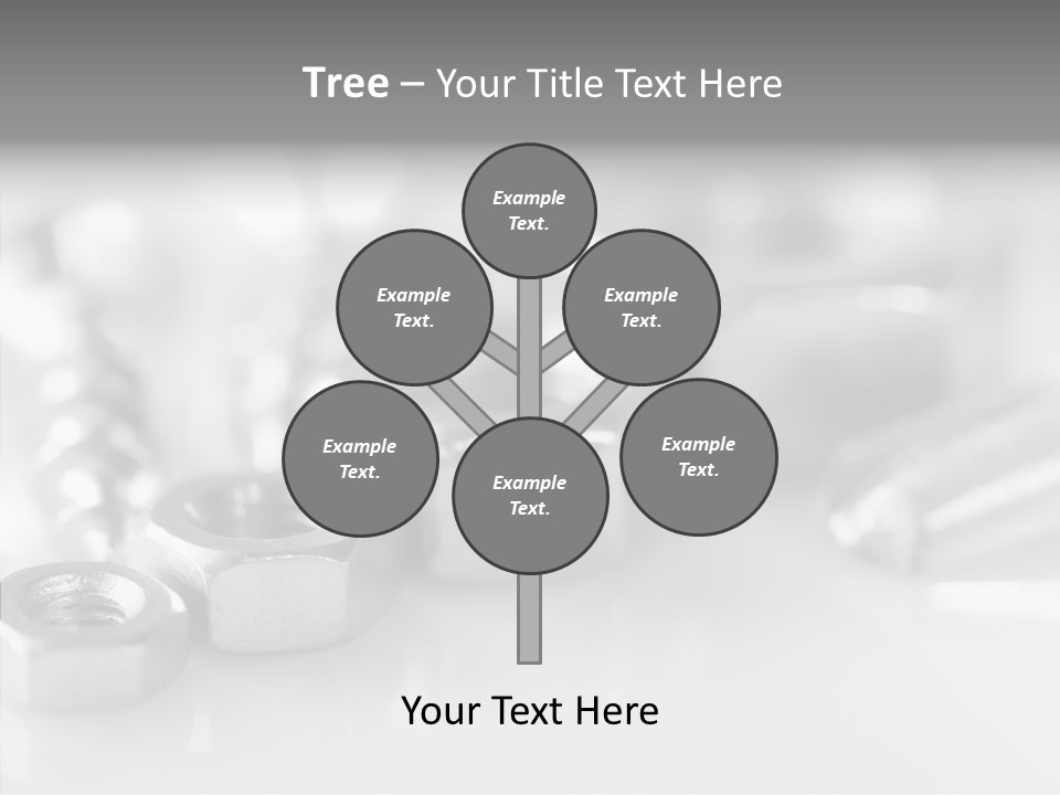 Screw Design Home PowerPoint Template