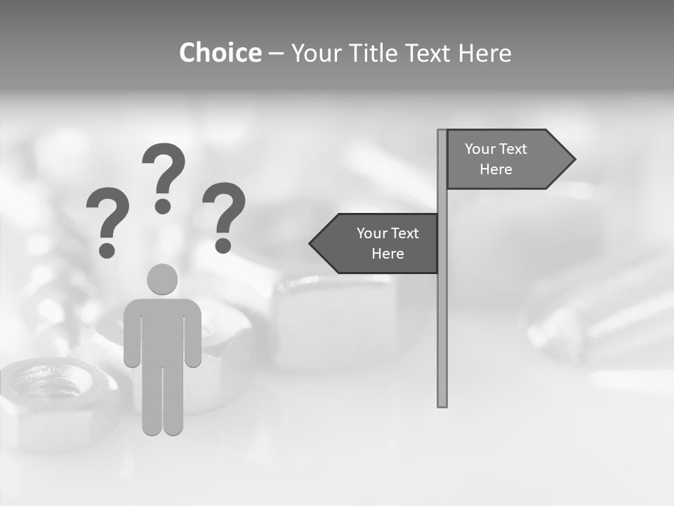 Screw Design Home PowerPoint Template