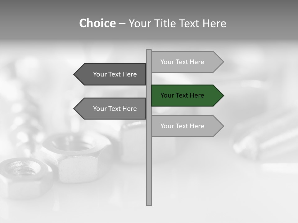 Screw Design Home PowerPoint Template