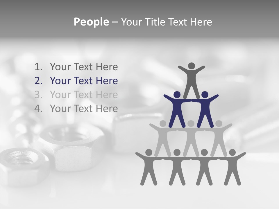 Screw Design Home PowerPoint Template