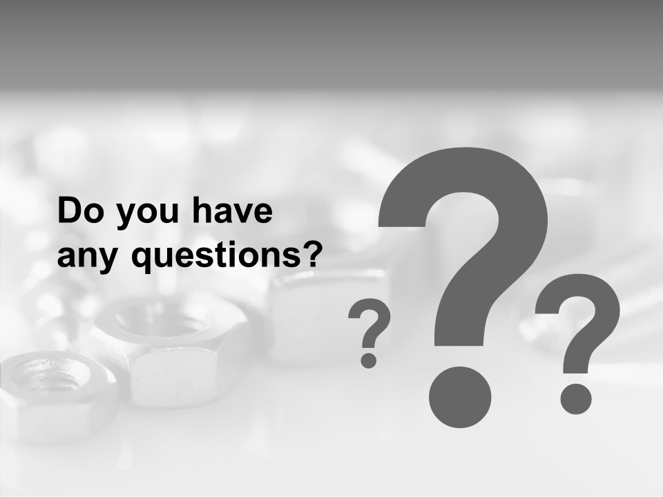 Screw Design Home PowerPoint Template