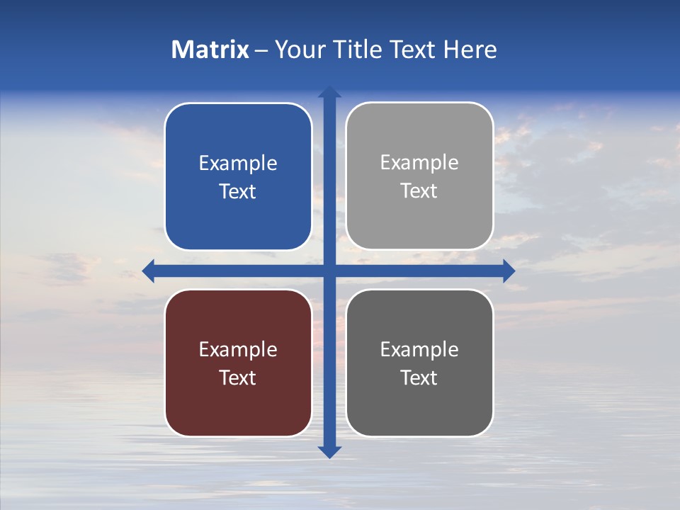 Landscape Reflection Water PowerPoint Template