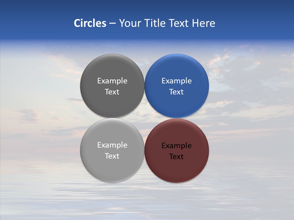 Landscape Reflection Water PowerPoint Template