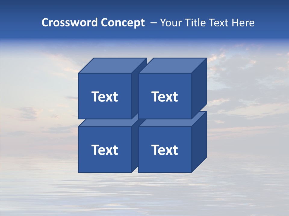Landscape Reflection Water PowerPoint Template