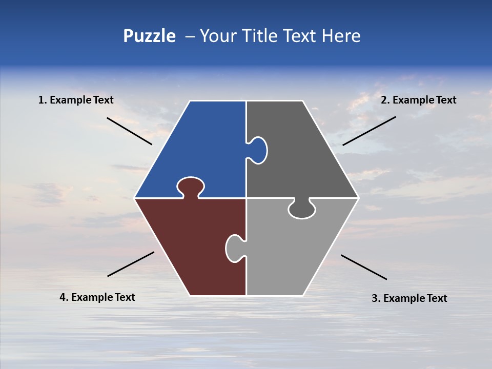 Landscape Reflection Water PowerPoint Template