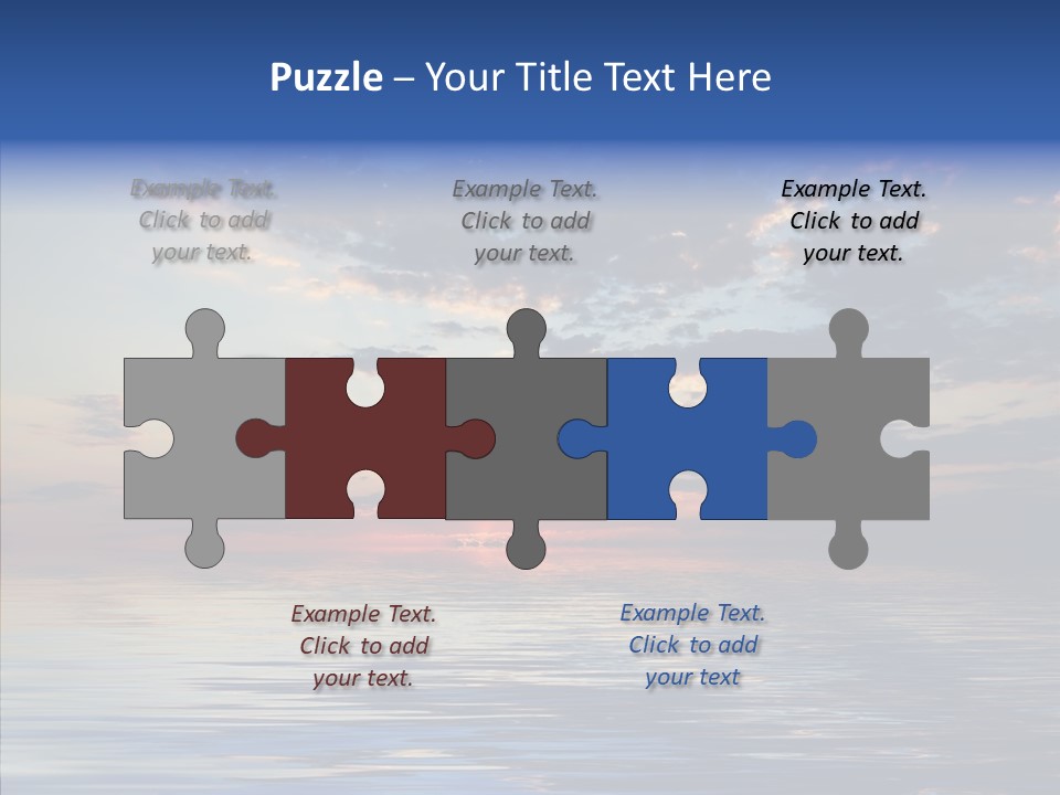 Landscape Reflection Water PowerPoint Template