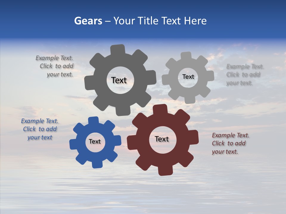 Landscape Reflection Water PowerPoint Template