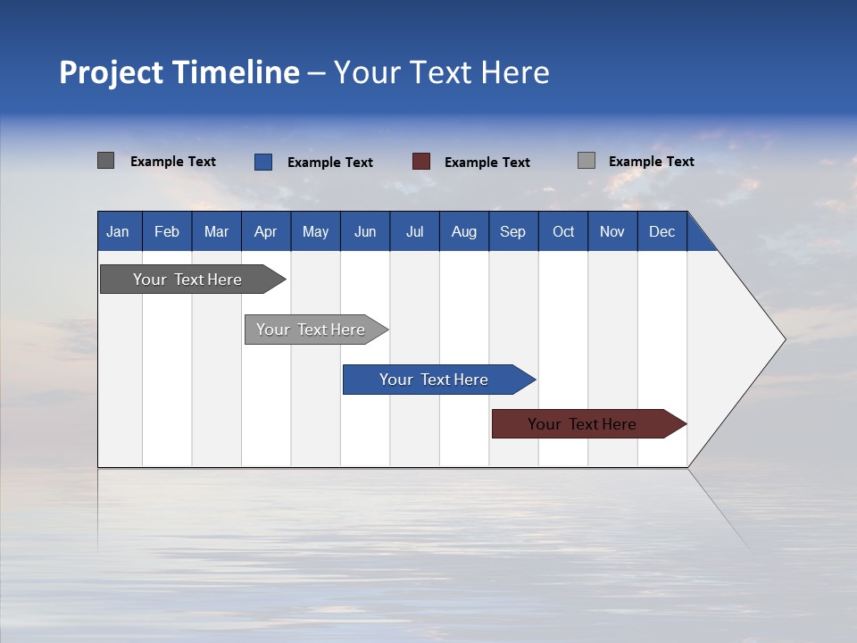 Landscape Reflection Water PowerPoint Template