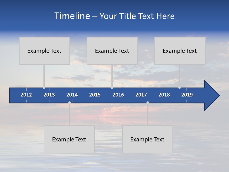 Landscape Reflection Water PowerPoint Template
