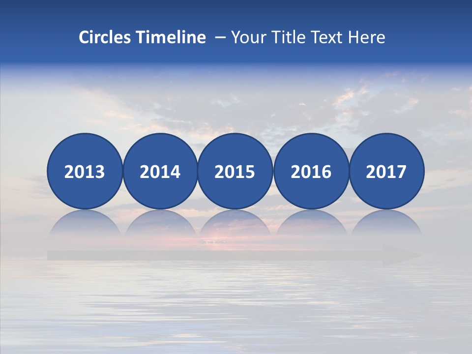 Landscape Reflection Water PowerPoint Template