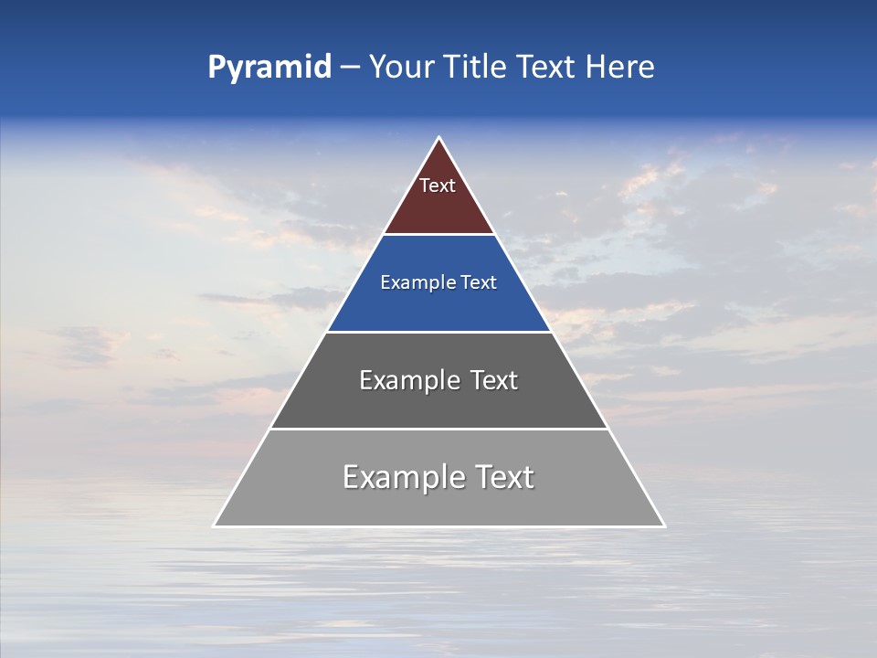 Landscape Reflection Water PowerPoint Template