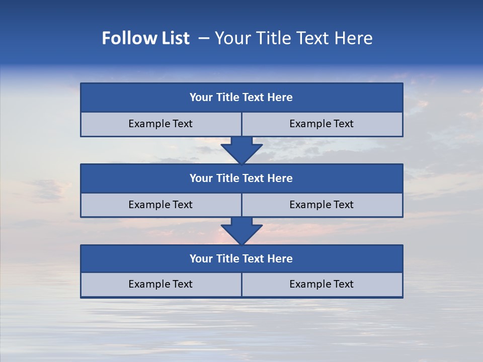 Landscape Reflection Water PowerPoint Template