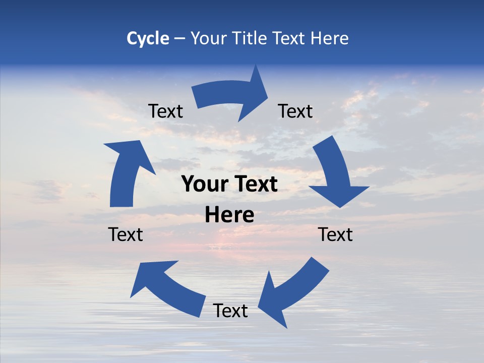 Landscape Reflection Water PowerPoint Template