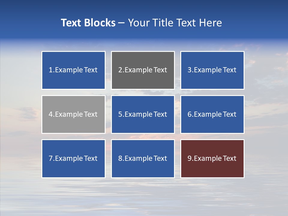 Landscape Reflection Water PowerPoint Template