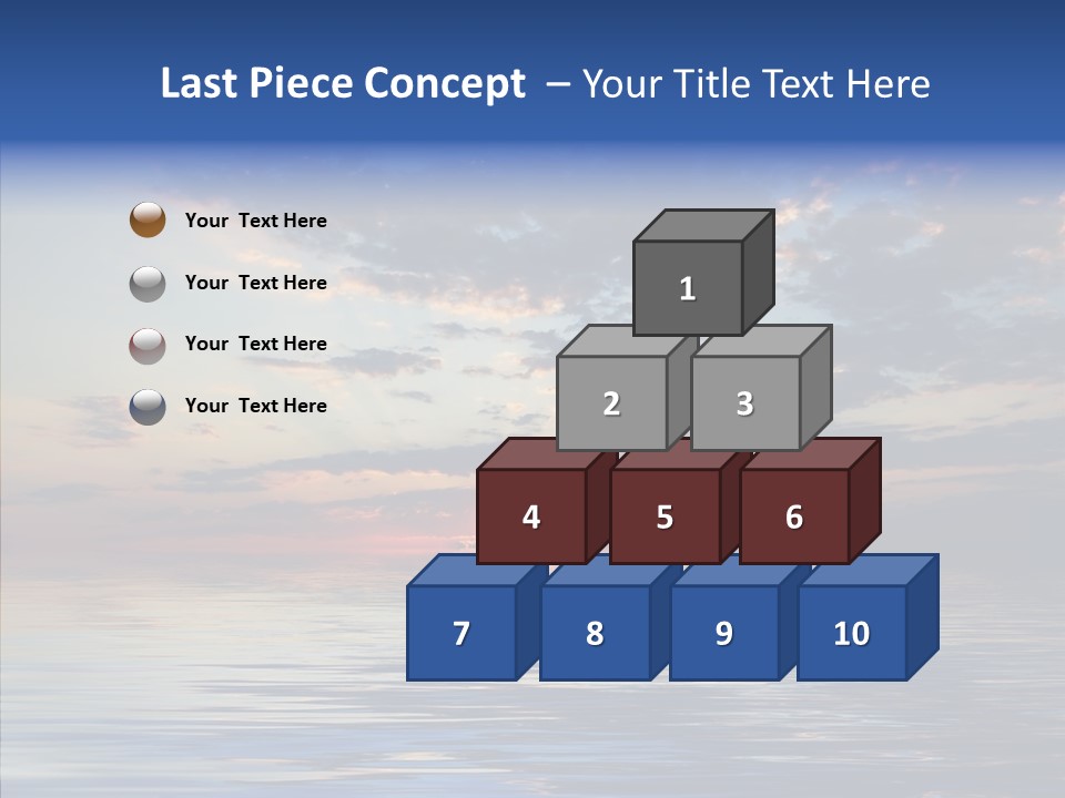 Landscape Reflection Water PowerPoint Template