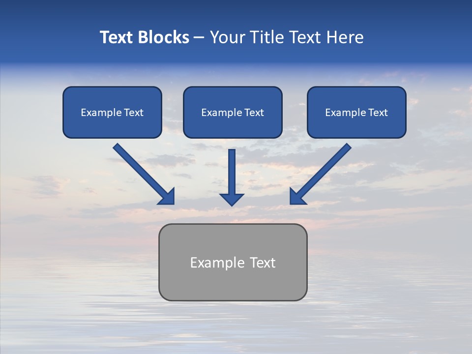 Landscape Reflection Water PowerPoint Template