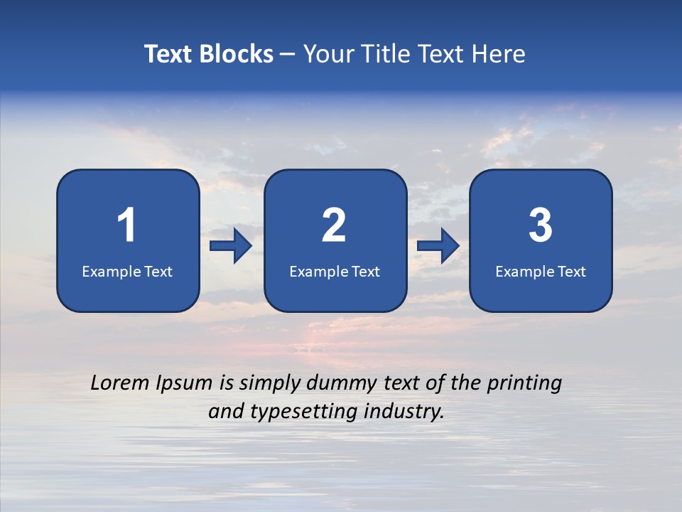 Landscape Reflection Water PowerPoint Template