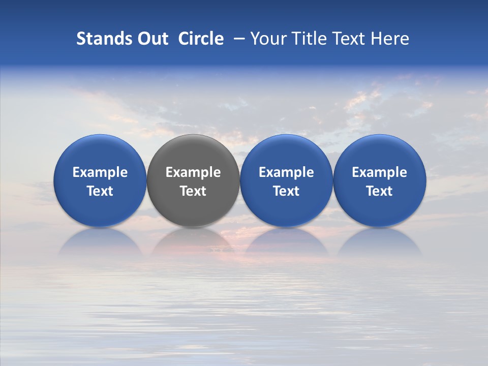 Landscape Reflection Water PowerPoint Template
