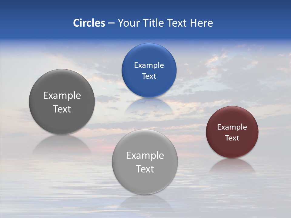 Landscape Reflection Water PowerPoint Template