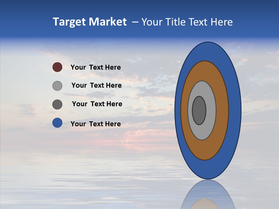 Landscape Reflection Water PowerPoint Template