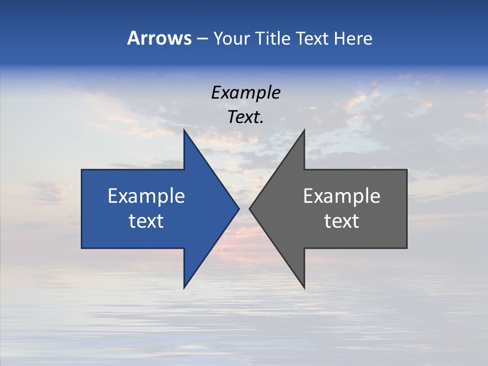 Landscape Reflection Water PowerPoint Template