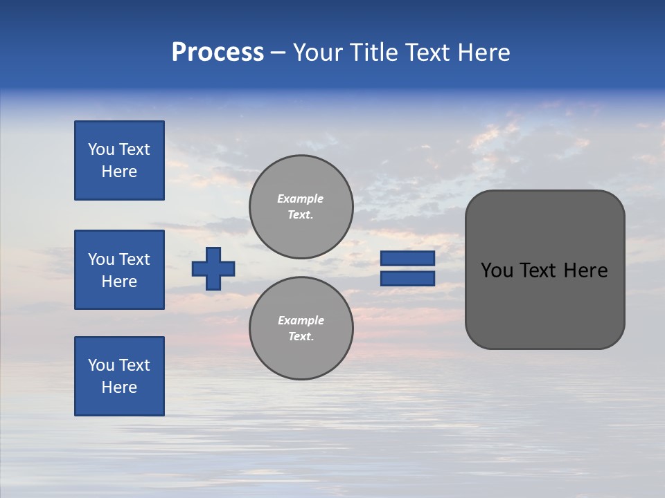 Landscape Reflection Water PowerPoint Template
