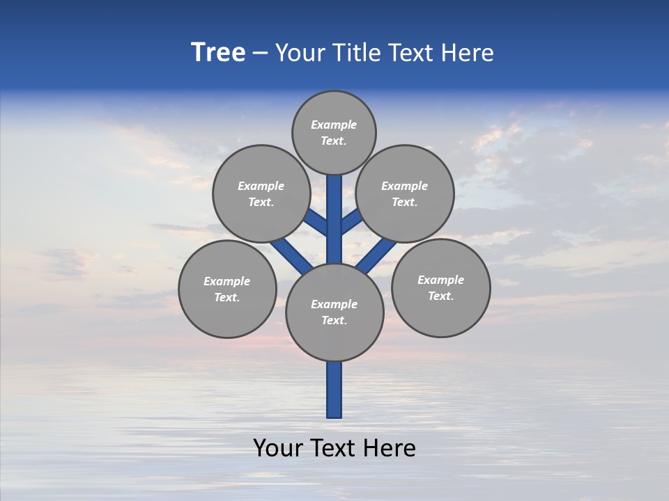 Landscape Reflection Water PowerPoint Template