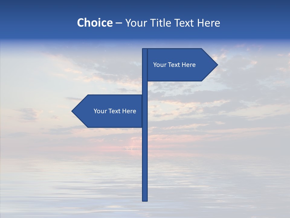 Landscape Reflection Water PowerPoint Template