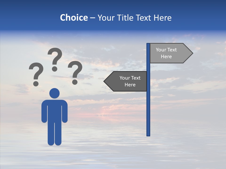 Landscape Reflection Water PowerPoint Template