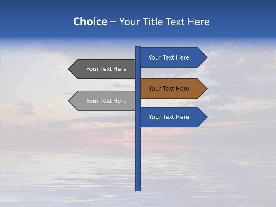 Landscape Reflection Water PowerPoint Template