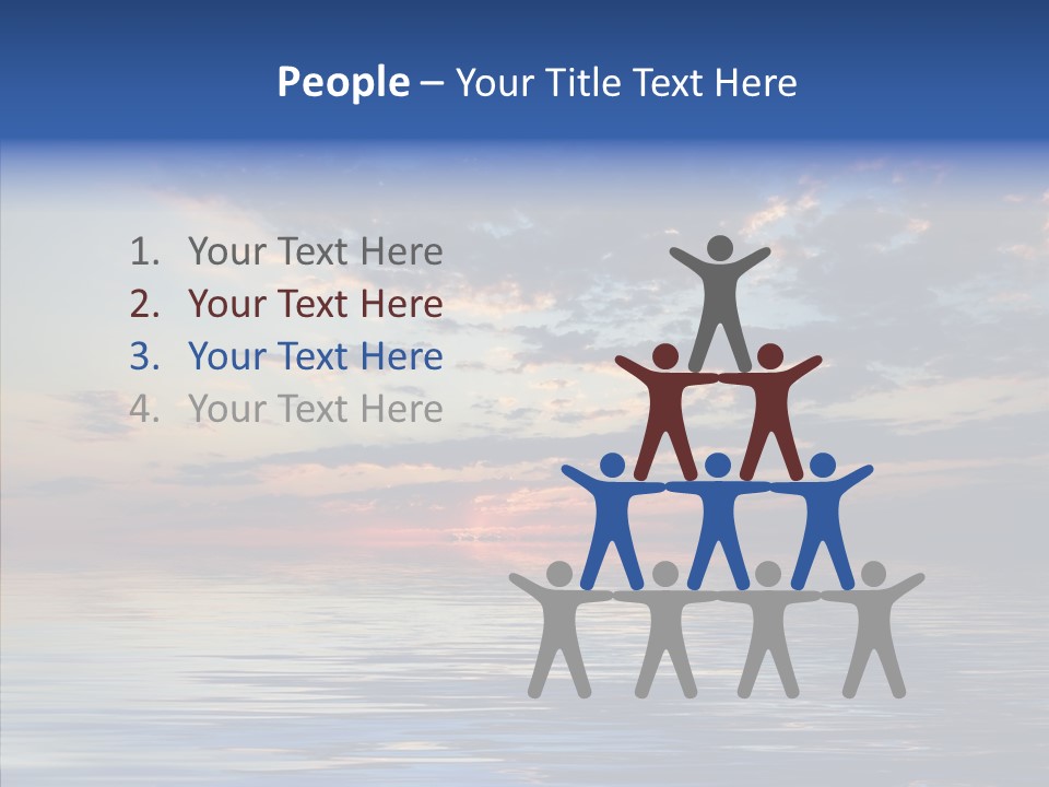 Landscape Reflection Water PowerPoint Template